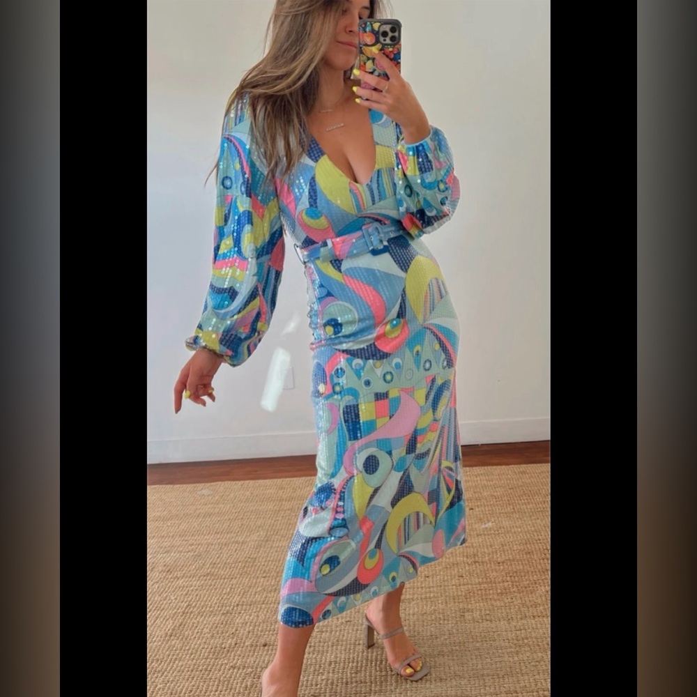 Show me your mumu minelli midi dress